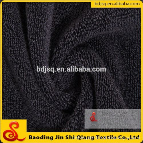 Wholesale Solid Black Terry 100% cotton bleach proof salon towel